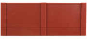 DPM N Scale Modulars System(TM) (Plastic) -- One-Story Blank Wall pkg(3); 3-1/2" Wide x 15/16" High (8.7 x 2.5cm) (60111) product view 4