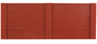 DPM N Scale Modulars System(TM) (Plastic) -- One-Story Blank Wall pkg(3); 3-1/2" Wide x 15/16" High (8.7 x 2.5cm) (60111) product view 4
