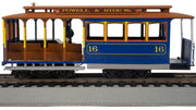 Bachmann HO Cable Car with Grip Man - Blue & Tan #16 — product view 3