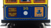 Bachmann HO Cable Car with Grip Man - Blue & Tan #16 — product view 5