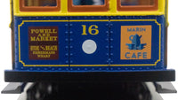 Bachmann HO Cable Car with Grip Man - Blue & Tan #16 — product view 5
