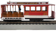 Bachmann HO Cable Car with Grip Man - Red & Gray #25 — product view 3