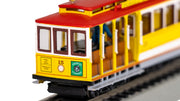Bachmann HO Cable Car with Grip Man - Yellow & Red — product view 3