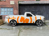 Loose Hot Wheels - 1997 Ford F150 Truck - White and Orange