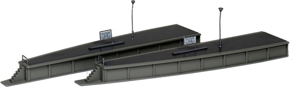 Kato 23-175 Unitrack Island Platform End B — N Scale, Left & Right
