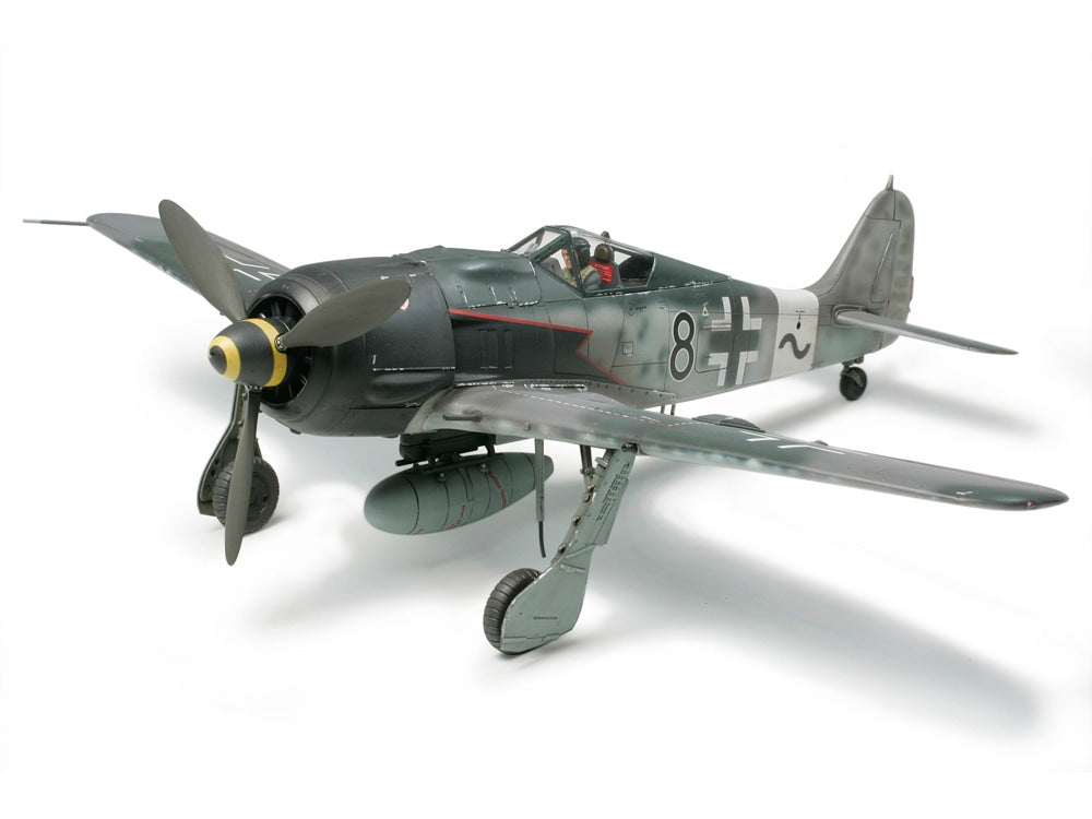 Tamiya 61095 Focke-Wulf Fw 190 A-8/A-8 R2 1:48 - assembled and painted model overall view