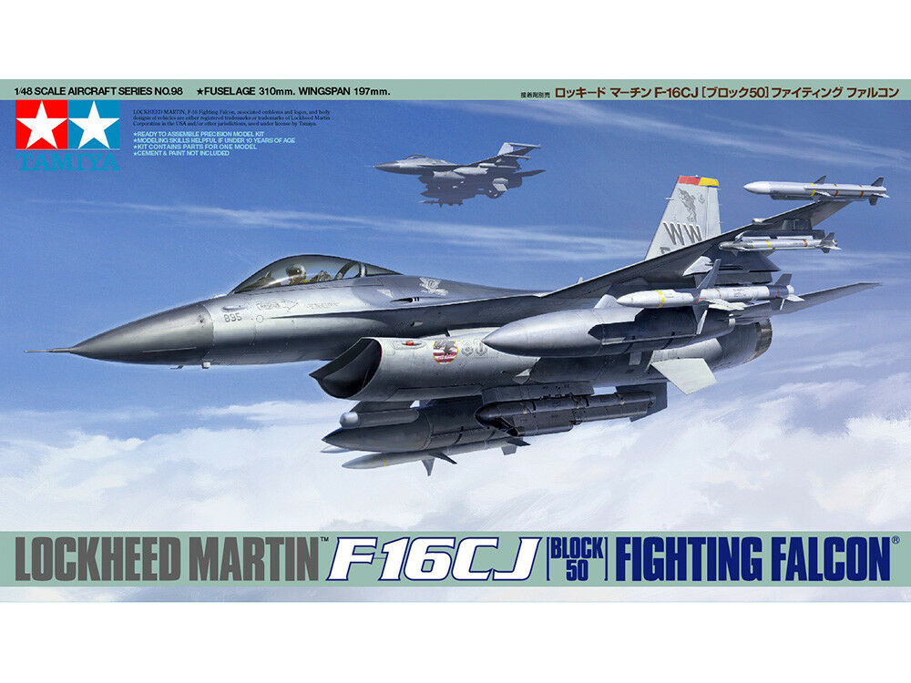 Tamiya 1/48 Lockheed Martin F-16Cj – 61098 — exact product reference