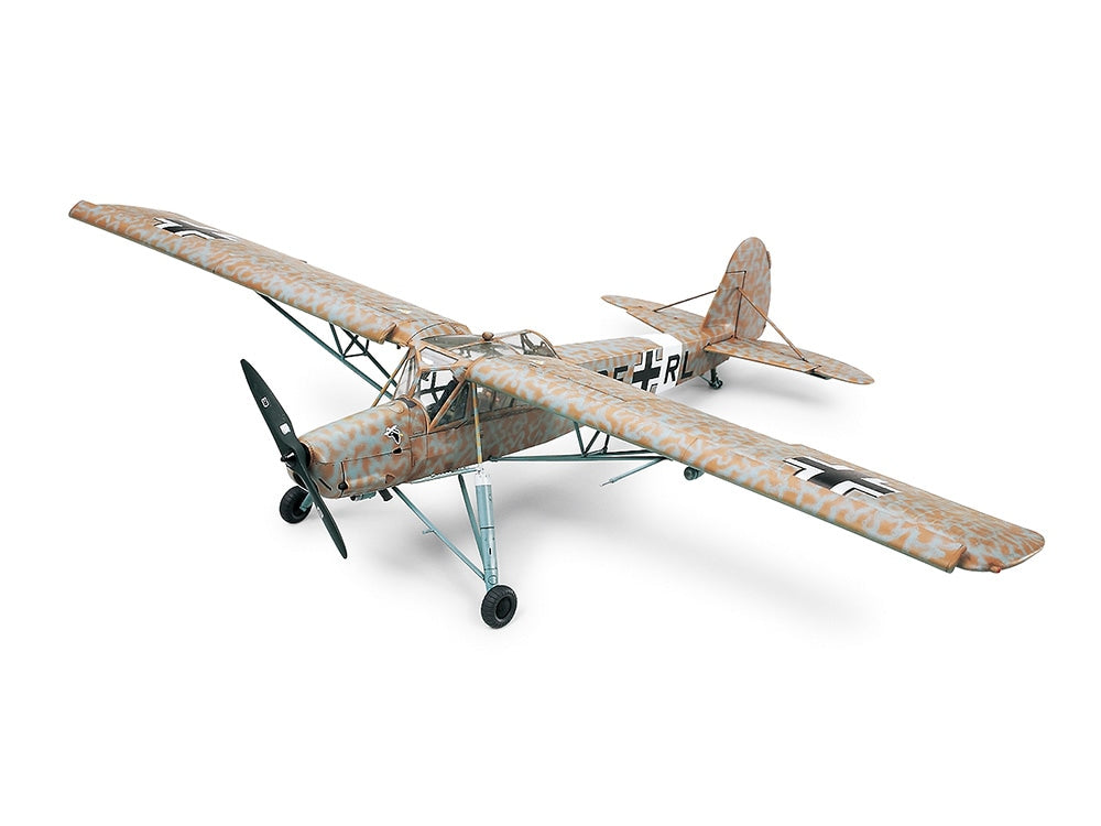 Tamiya 61100 Fieseler Fi 156C Storch 1:48 - assembled and painted model overall view