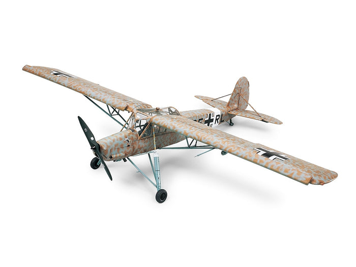 Tamiya 61100 Fieseler Fi 156C Storch 1:48 - assembled and painted model overall view