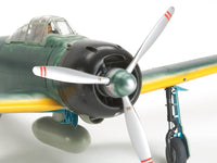 Tamiya 61108 Mitsubishi A6M3/3a Zero Zeke 1:48 - assembled model detail view 3