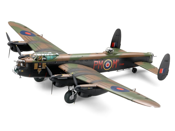 Tamiya 61112 Avro Lancaster B Mk.I/III 1:48 - assembled and painted model overall view