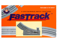 Lionel O Scale FasTrack O36 Manual Switch Right Hand - 12018 — exact product view 4