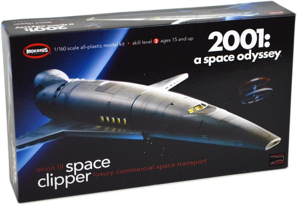 Moebius 2001-2 Orion III Space Clipper 1/160 plastic model kit physical box