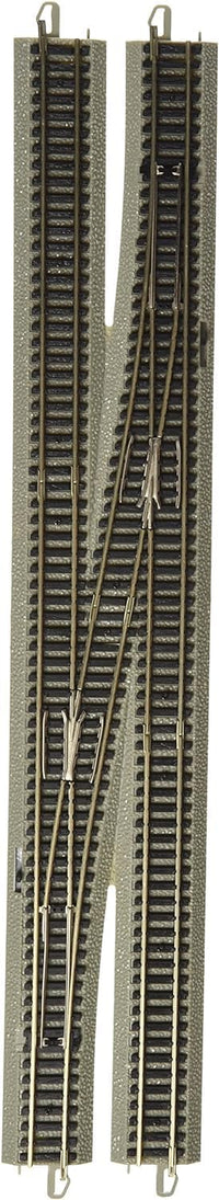Bachmann 44876 N scale No. 6 right crossover turnout, unboxed track detail
