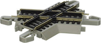 Bachmann 44542 HO 60-degree nickel silver E-Z Track crossing