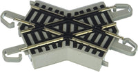 Bachmann 44543 HO 45-degree nickel silver E-Z Track crossing