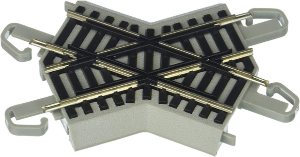Bachmann 44543 HO 45-degree nickel silver E-Z Track crossing