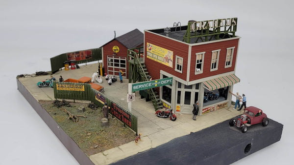 Grahams Motorcycle Emporium (HO Scale) (621) exact product view 1
