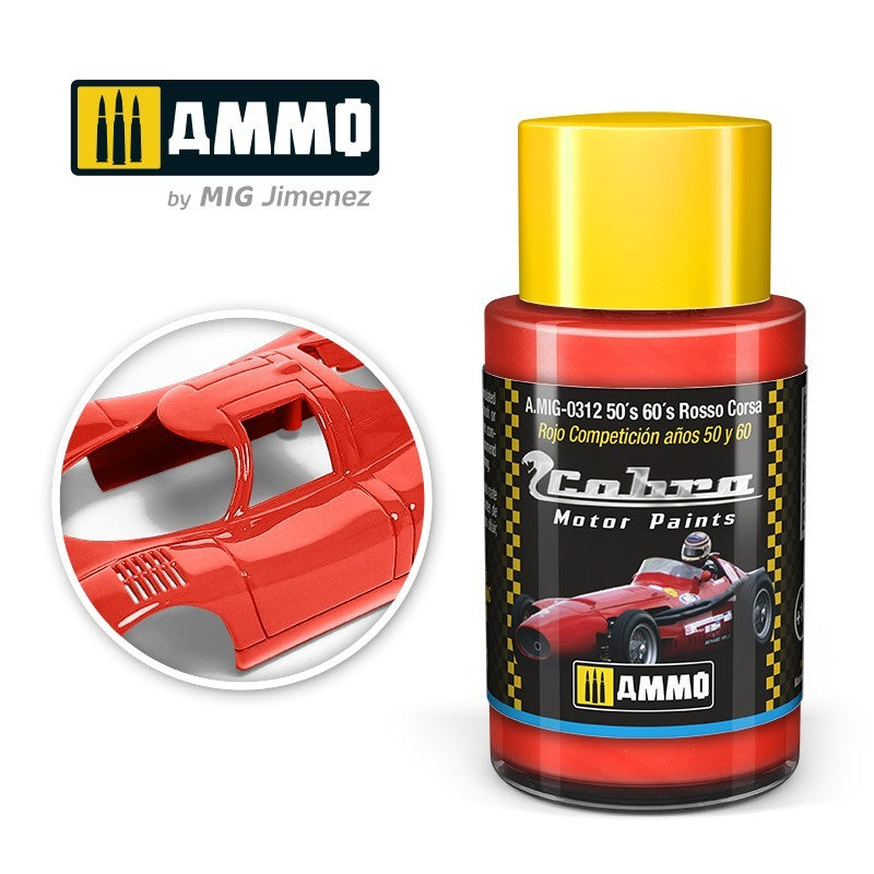 AMMO by Mig Jimenez A.MIG-0312 Cobra Motor Rosso Corsa 30ml - product image