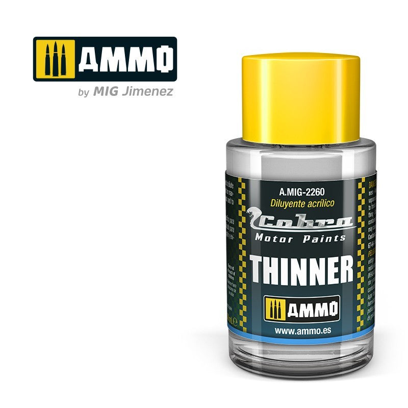 AMMO by Mig Cobra Motor Acrylic Thinner, 30mL — exact product image