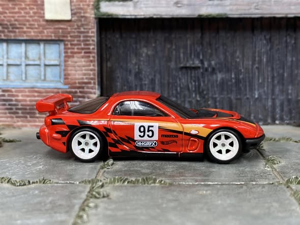 1995 Mazda RX-7 Drift Hot Wheels diecast actual item photo 1 of 4