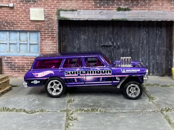 1964 Chevy Nova Wagon Gasser Hot Wheels diecast actual item photo 1 of 4