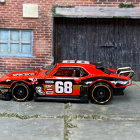 Loose Hot Wheels - Custom 1968 Camaro -Red and Black