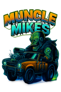 Muncle Mikes Hot Rod and Rat Rod Shirt Mayhem! Monster Rods! (038) artwork close-up