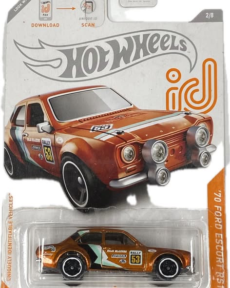 2019 Hot Wheels id 1970 Ford Escort RS1600 Hot Wheels diecast actual item photo 1 of 2