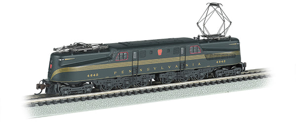 Bachmann N GG-1 Pennsylvania Railroad #4842 Brunswick Green 5-Stripe #65253 - exact product image