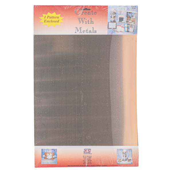 Copper Sheet: 0.016" Thick X 12" Wide x 18" Long (1 Piece) — exact K&S Engineering product reference