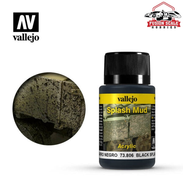 Vallejo Black Splash Mud Weathering Effect 73806 — exact product reference