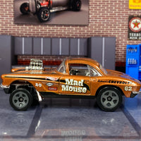 Loose Hot Wheels - 1962 Chevy Corvette Gasser - Bronze and Black