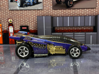Loose Hot Wheels - Shadow Jet - Purple and Gold