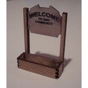 Osborn Models N Scale Welcome Sign 3021 — exact product view