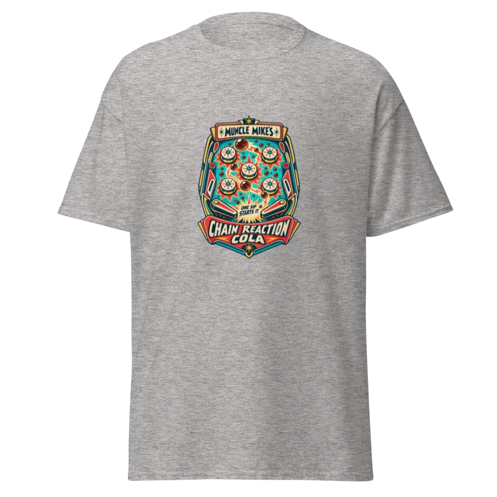 Chain Reaction Cola T-Shirt product mockup