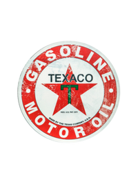 TEXACO Vintage Gas and Oil artwork close-up