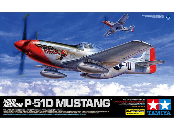 Tamiya 1/32 North American P-51D Mustang – 60322 — exact product reference