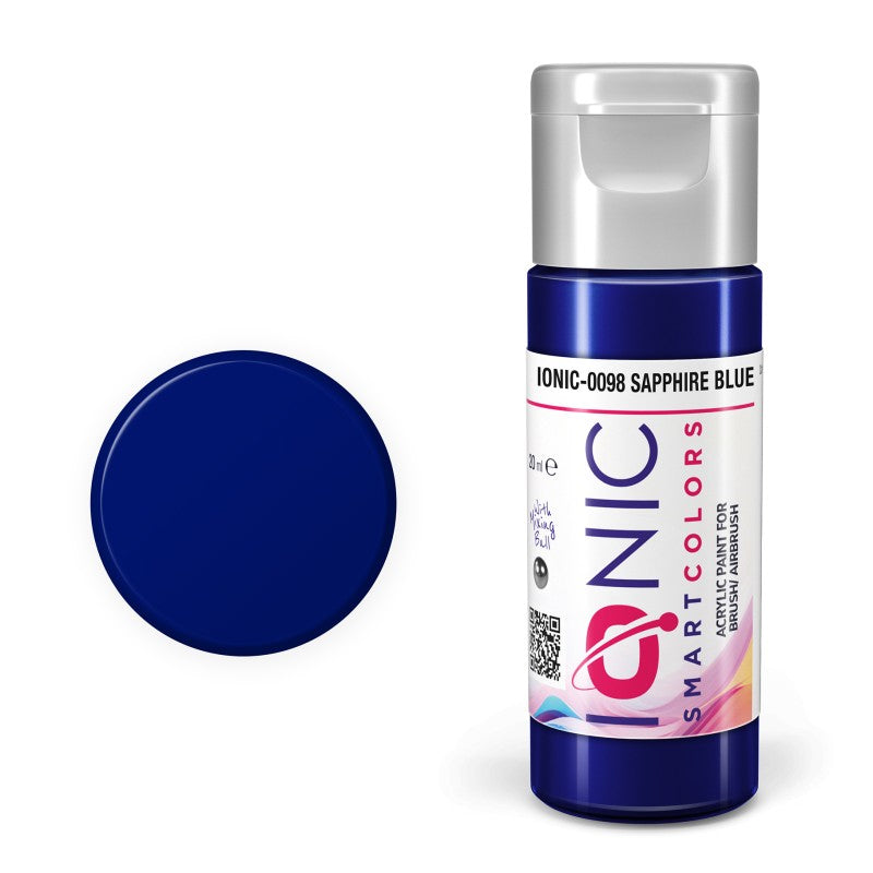 AMMO by Mig Jimenez MIGI0098 IONIC SAPPHIRE BLUE 20 mL acrylic paint — exact product image