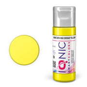 AMMO by Mig Jimenez MIGI0014 IONIC HIGH COVERAGE YELLOW 20 mL acrylic paint — exact product image