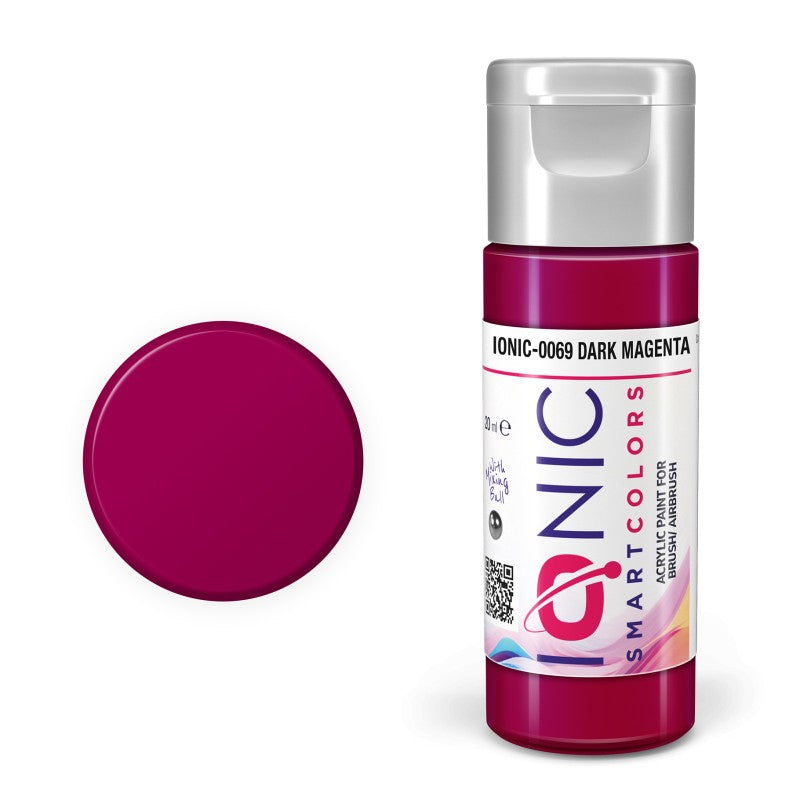 AMMO by Mig Jimenez MIGI0069 IONIC DARK MAGENTA 20 mL acrylic paint — exact product image