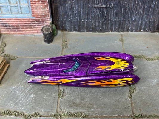 Loose Hot Wheels - Wild Thing - Purple with Flames