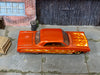Loose Hot Wheels - 1964 Chevy Impala - Orange with Flames