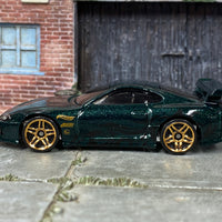 Loose Hot Wheels - Toyota Supra - Dark Green