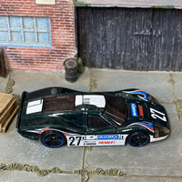 Loose Hot Wheels - Ford GT40 - Green and White 27