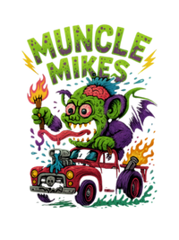 Muncle Mikes Hot Rod and Rat Rod Shirt Mayhem! Monster Rods! (030) artwork close-up