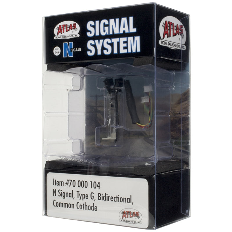 Atlas N Scale Signal Type G (Bi-Directional) Operating Signal - 70000104 — exact product reference