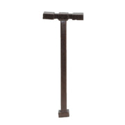 Atlas N Scale Double Arm Square Light Bronze 15ft Warm LED (3-pack) — exact product reference