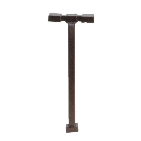 Atlas N Scale Double Arm Square Light Bronze 15ft Warm LED (3-pack) — exact product view