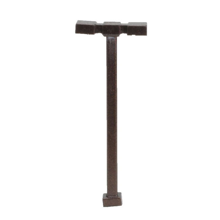 Atlas N Scale Double Arm Square Light Bronze 15ft Warm LED (3-pack) — exact product reference